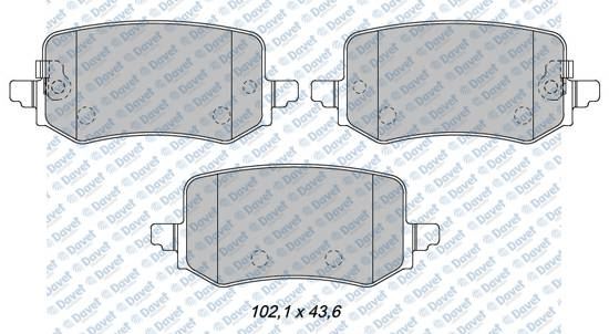 BESER 4409 Fren Balatasi Arka Vwa 26487-26488-26489 Hyundai Tucson (Nx4e Nx4a) 2020> Kia Sportage V (Nq5) 2021>